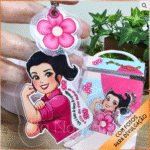 Chaveiro de polaseal – Dia das mulheres