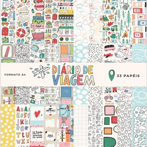 Kit digital Diário de Viagem