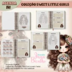 Agenda Escolar A5 Coleção Sweet Little Girls N1 - Imagem 4