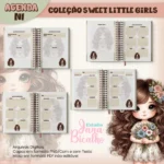 Agenda Escolar A5 Coleção Sweet Little Girls N1 - Imagem 3