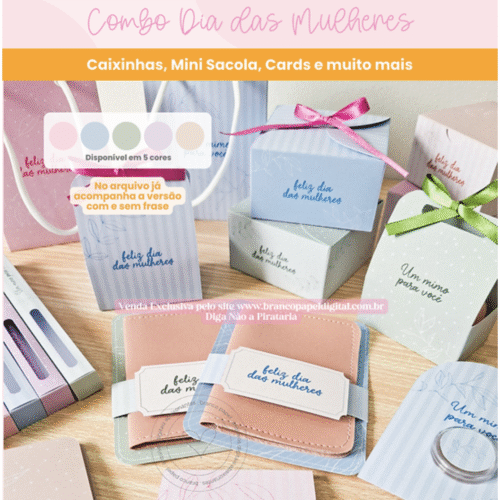 Combo Kit Digital Dia das Mulheres