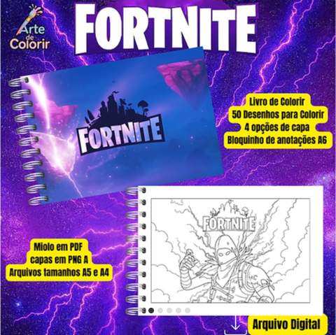 Livro de Colorir Fortnite (PDF)