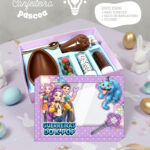 ARQUIVO DE CORTE KIT CONFEITEIRO DE PÁSCOA / GUERREIRAS DO KPOP