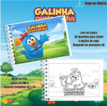 Livro de Colorir Galinha