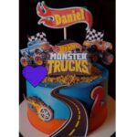 Arquivo de Corte Topo de Bolo HOT WEELS MONSTER