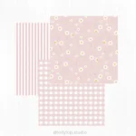 Coleção Magaridas Rosa – Papel digital - Imagem 3