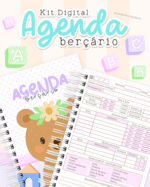 Kit Digital - Agenda berçário Permanente