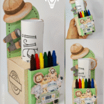 LEMBRANCINHA PARA COLORIR SAFARI - arquivo digital