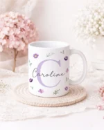 Pacote de Artes Canecas Alfabeto Floral - Imagem 2