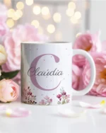 Pacote de Artes Canecas Alfabeto Floral M2 - Imagem 2