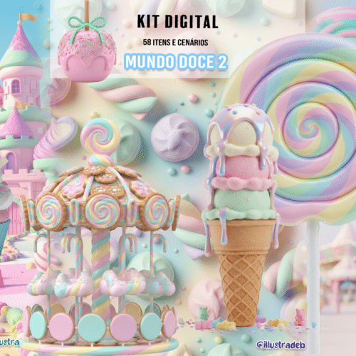 Kit Digital Mundo Doce