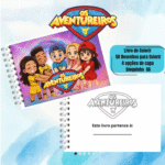 Livro de Colorir Os Aventureiros