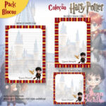 Blocos de Anotações Coleção Harry Potter