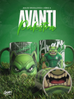 Arte Canecas Bocão Mascotes Série A - Imagem 11