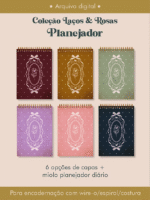 Planejador Diário Coleção Laços & Rosas
