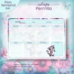 Planejamento Semanal A4 Coleção Permita