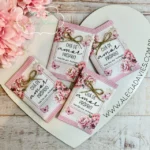 ARTE SACHÊ DE CHÁ DE AMOR PRÓPRIO DIA DAS MULHERES ROSA