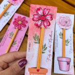 TAG PARA LAPIS FLOR