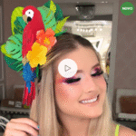 Arquivo de Corte Tiara Arara de Papel - Imagem 3