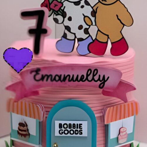 Arquivo de Corte Topo de Bolo BOBBIE GOODS