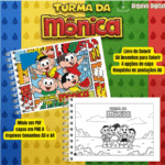 Livro de Colorir Turma da Mônica