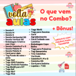 COMBO VOLTA AULAS