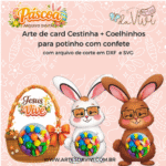 Card cestinha + coelhinho - arquivo digital