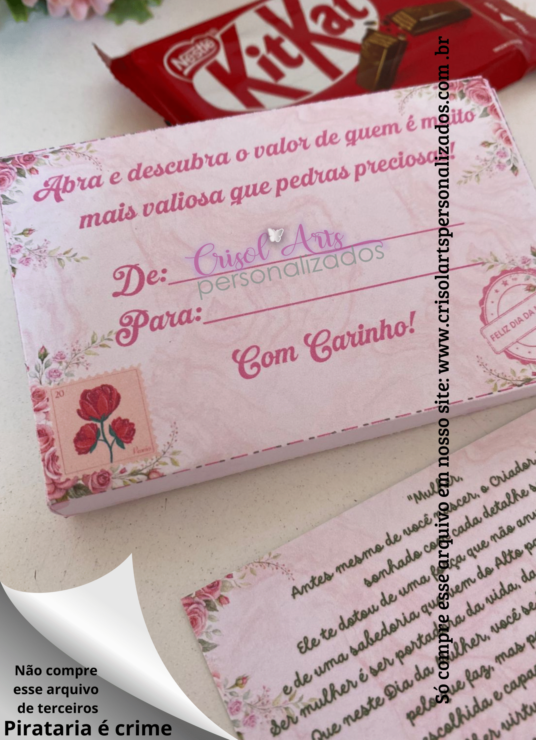 carta dia das mulheres Carta Dia das Mulheres - Imagem 1