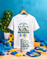 Pacote de Artes DUPLA Caneca Camisa Síndrome de Down - Imagem 7