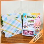 Trio de cards de bombons – Páscoa coelhos e cristão - Imagem 5