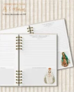 COMBO Arquivo digital Caderno A5 As 5 Marias