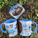 Arte Caneca - CORDEIRO E LEÃO - Imagem 2