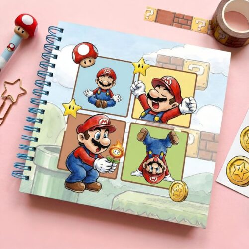 Arquivo Agenda 18x18 Super Mario