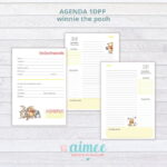 Arquivo Digital Agenda 2026 Pooh Ursinho Winnie The Pooh