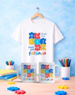 Pacote de Artes Caneca + Camisa Autismo V6