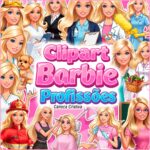 Kit Digital Barbie Profissões