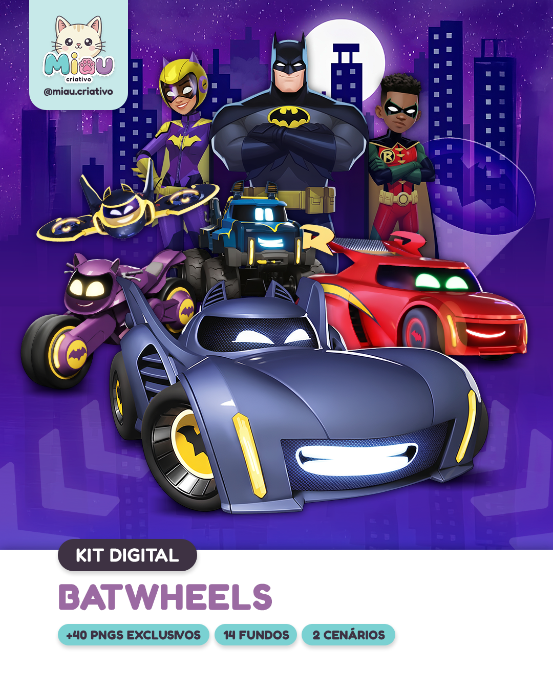 Batwheels Kit Digital Batwheels - Imagem 1