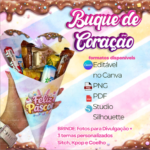 Molde Buque de Coração