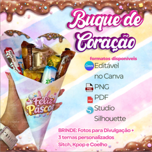 Molde Buque de Coração