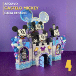 Arquivo de Corte CAIXA CASTELO MICKEY
