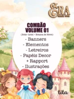 Era Uma Vez - Volume 1 ( Ariel + Bela + Branca de Neve)