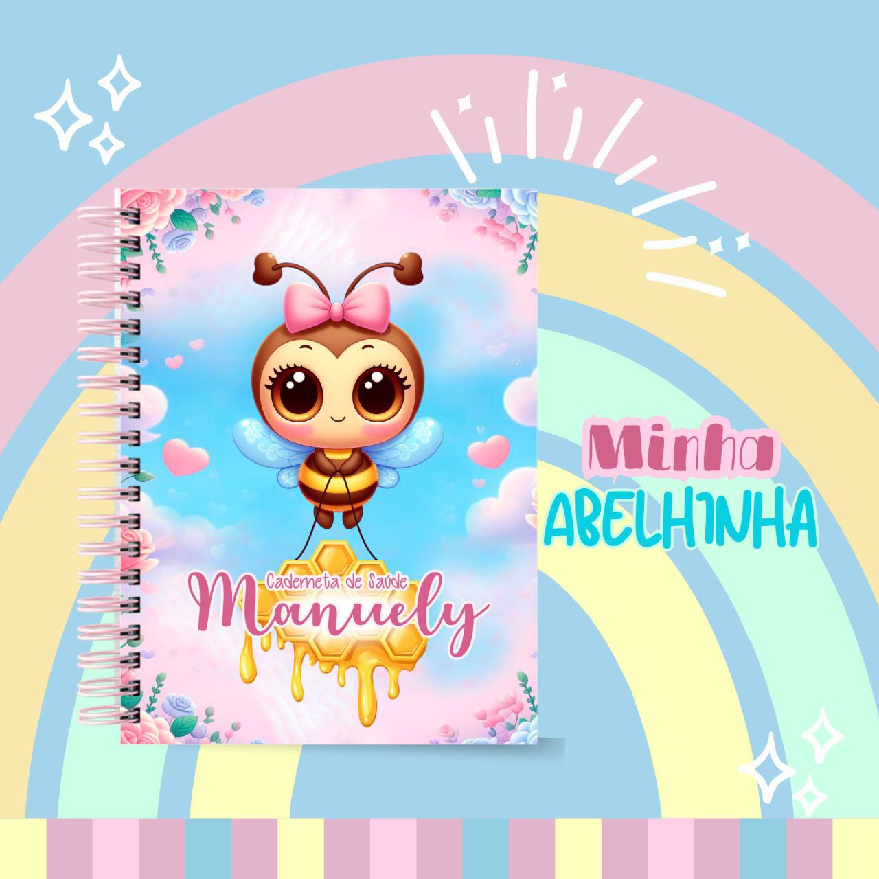 Caderneta de Saúde Minha Abelhinha Caderneta de Saúde Minha Abelhinha - Imagem 1