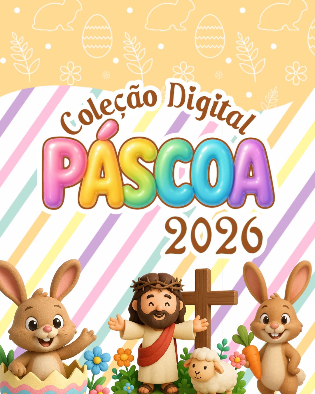 Coleção Digital Páscoa 2026 Coleção Digital Páscoa 2026 - Imagem 1