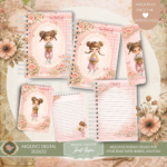 Menina Florista- encadernação