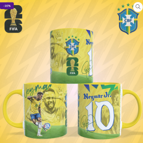 Arte Canecas Craques da Copa 2026