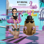 Kit digital Wandinha Pool Party