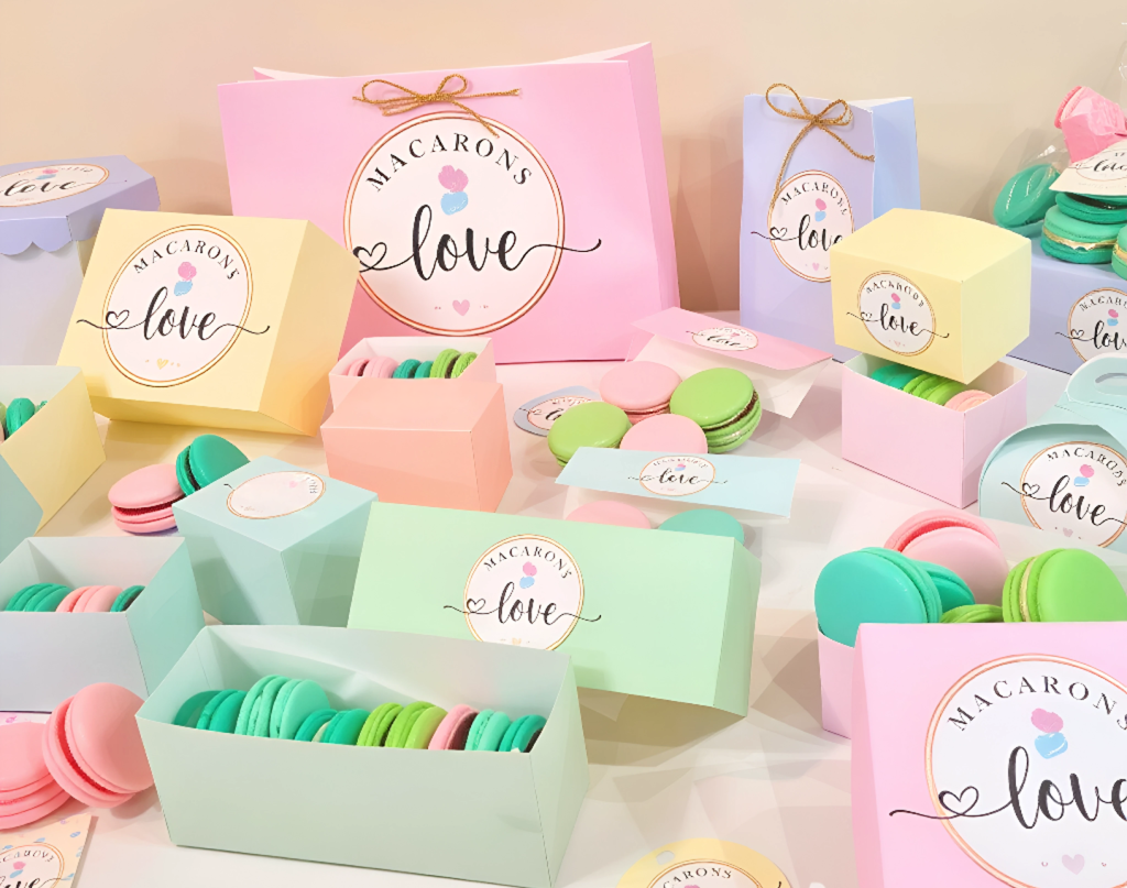 Embalagens Macarons Arquivo Embalagens Macarons - Imagem 1
