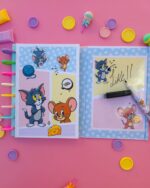Caderno Quadro Embutido Tom e Jerry