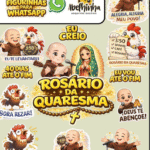 FIGURINHAS ROSÁRIO DA QUARESMA FREI GILSON