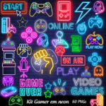 Kit Digital Gamer Neon